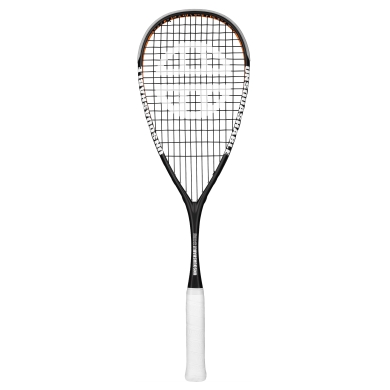 UNSQUASHABLE Squashschläger James Willstrop Hero (130g/grifflastig) 2024 schwarz/orange - besaitet -